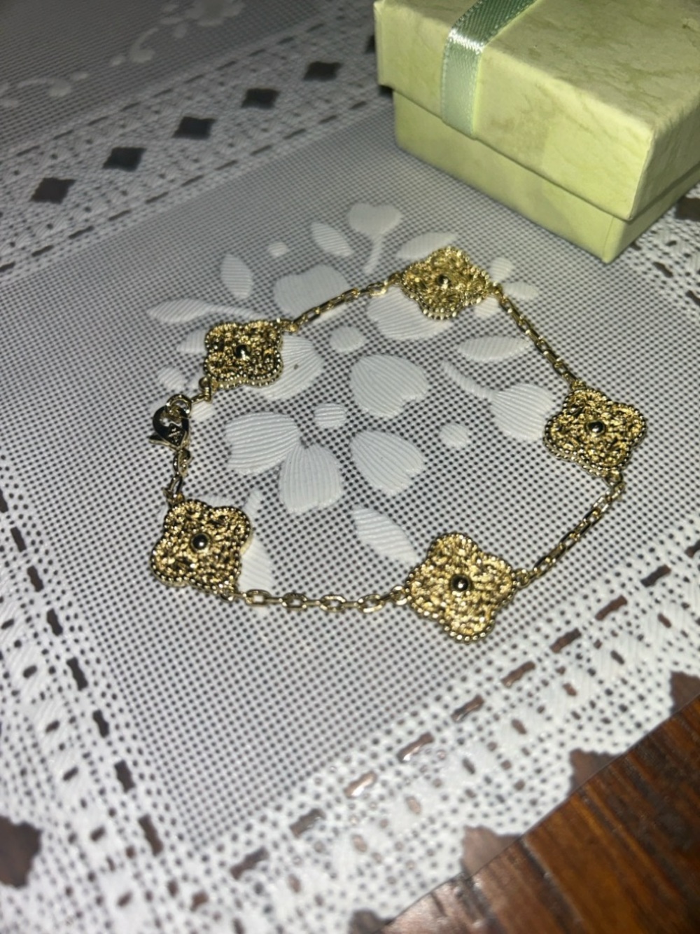 Van Cleef & Arpels Gold Alhambra Filigree Bracelet